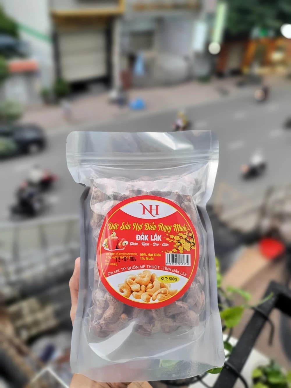 Điều rang muối A Cồ loại 1 - Túi nhựa, hút chân không