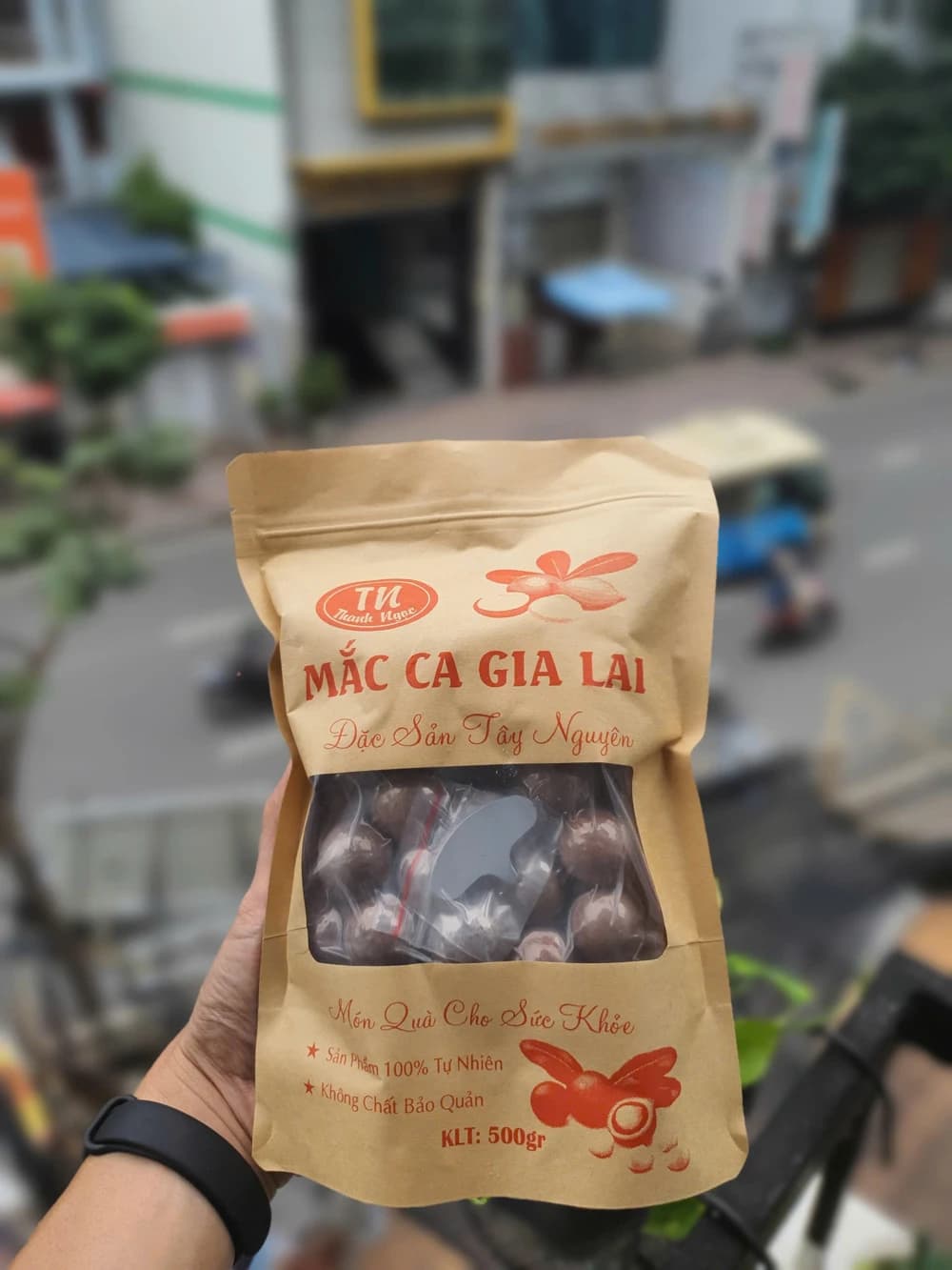 Macca Gia Lai loại 1 - Túi giấy, hút chân không